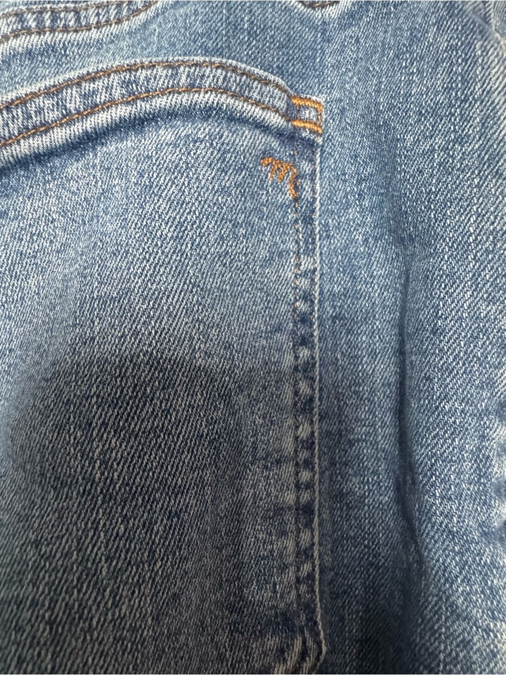 Madewell High-Rise Curvy flared Wide Leg Jeans in medium blue Wash Size 30 - Picture 10 of 13